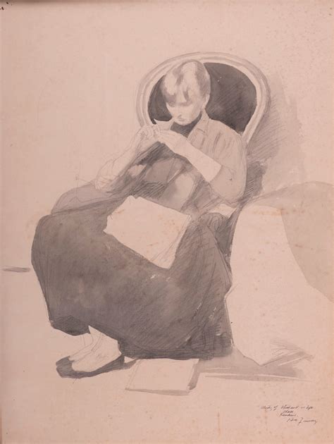 Study of Student in Life Class, Reading - Modern British Art Gallery