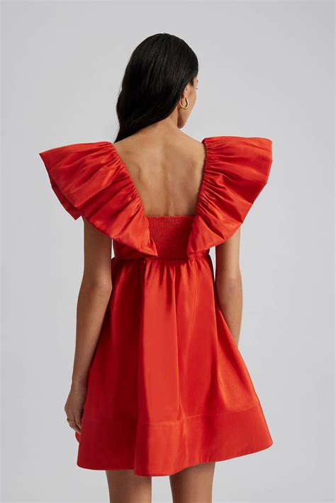 Bree mini dress - Summer Red - HIGH SUMMER 24 | Malina | Short dresses ...