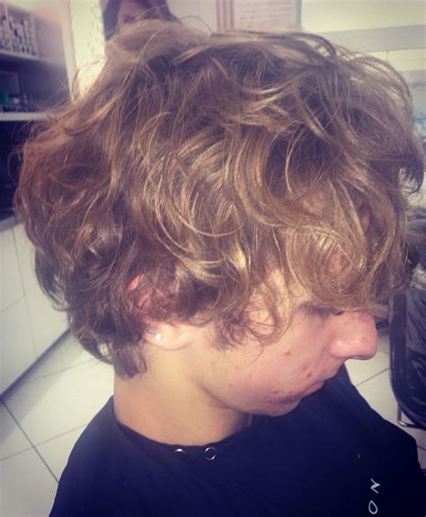 Pin by matina the on Wavy perm men | Long hair perm, Permed hairstyles ...