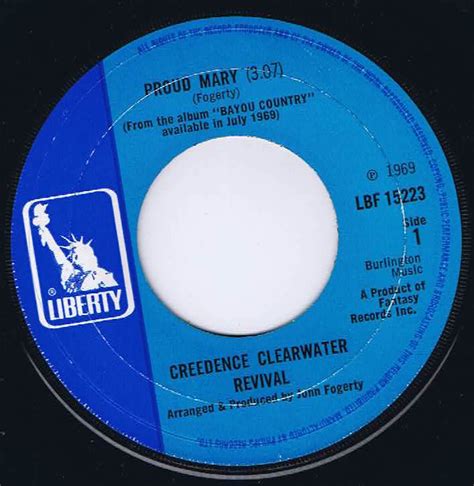 Creedence Clearwater Revival - Proud Mary / Born On The Bayou – 7-inch Vinyl Record • Wax Vinyl ...