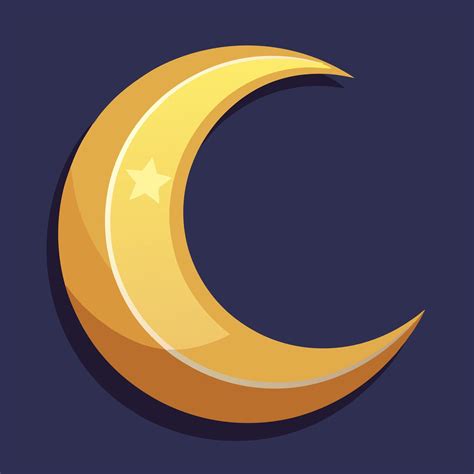 Colorful Crescent Moon Clip Art Design 49699495 Vector Art at Vecteezy