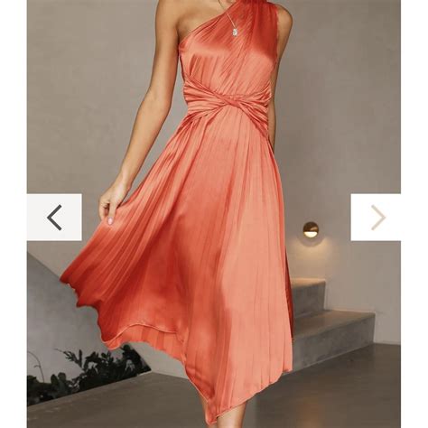 Women's Orange Dress | Depop