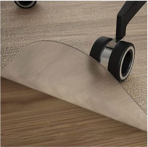 Clear Vinyl Plastic Floor Runner Chair Mat Transparent Carpet Protector ...