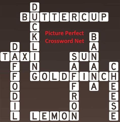 All Yellow - Picture Perfect Crossword