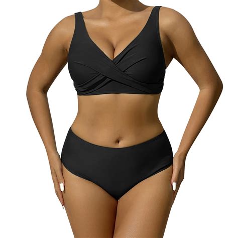 MITCOWBOY Clearance! Swimsuit Sets 2023 Split Swimwear Sexy Pleated ...