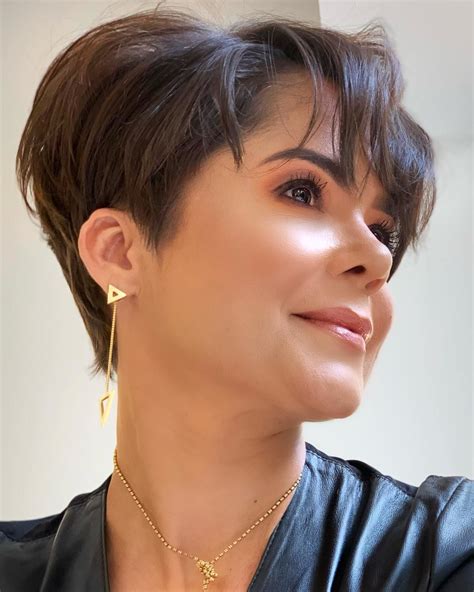 Chocolate Brown Pixie Cut Idea Pictures, Photos, and Images for ...