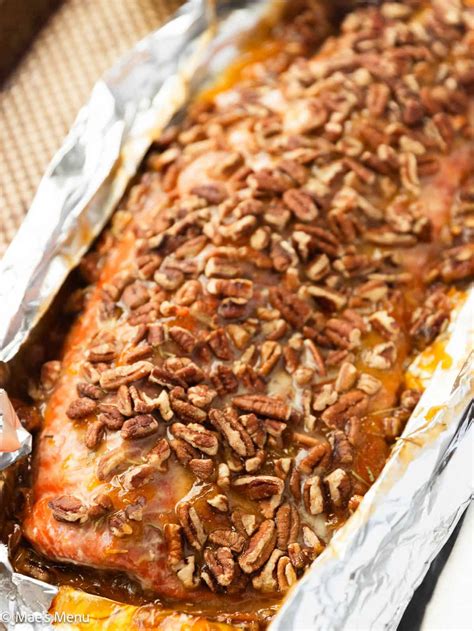 Pecan Crusted Salmon - Mae's Menu