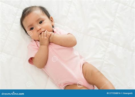 Newborn Sucking On Hands