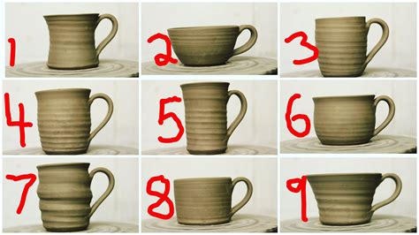 9 different mug shapes, which one is your favorite? : r/Pottery