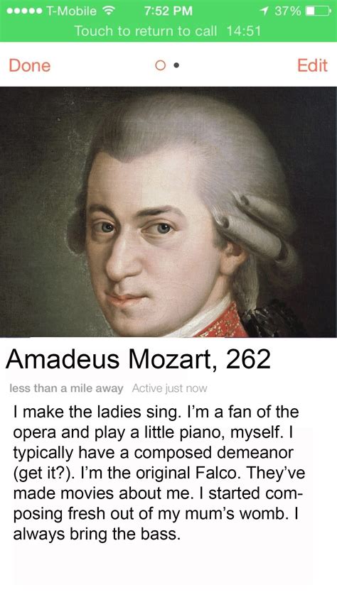 11 Tinder profiles of famous Austrians in history