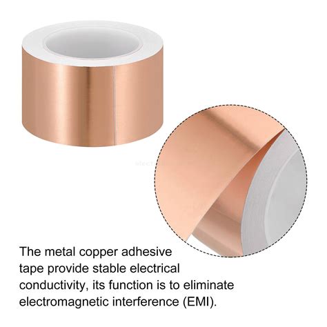 45mm X 10m Conductive Copper Foil Single Sided Adhesive Tape – Electrobes