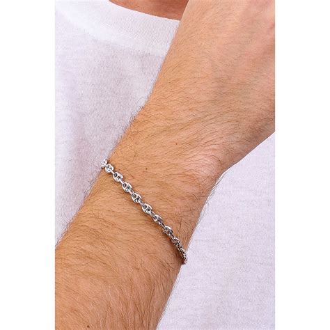 bracciali Catena uomo Argento 925 gioielli Comete Elegant UBR 1005