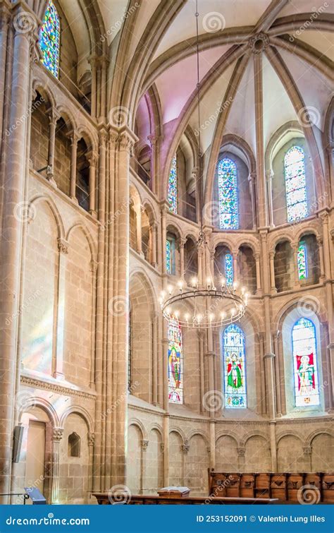 Interior of St. Pierre Cathedral in Geneva, Switzerland Editorial Photo - Image of religion ...