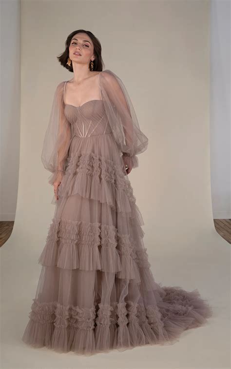 Ethereal A-Line Silhouette with Blouson Sleeves | All Who Wander