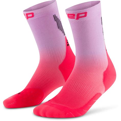 CEP Core Run Edt. Gradient Mid Cut Compression Socks Women - pink/lilac ...