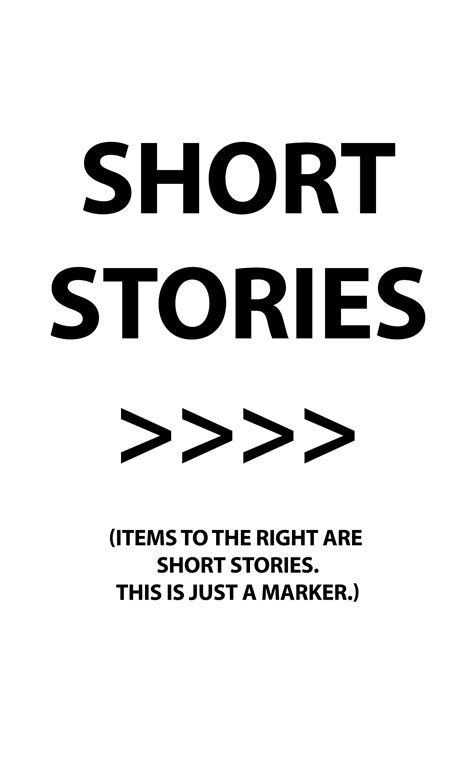 Short Stories - Buchman Bookworks, Inc.