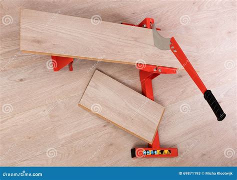 Red Tool for Cutting Laminate Stock Image - Image of house, fitting ...