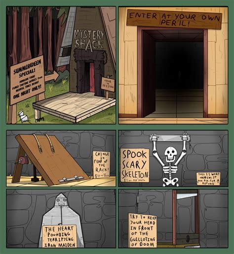 Gravity Falls: Summerween Dungeon Page 1 by Kenzoe64 on DeviantArt
