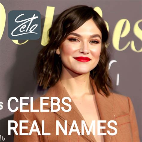 Celebs Real Names - First Names and Meanings