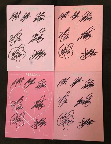 [Authenticity Check] Are these signed BTS Map of the Soul: Persona albums legit? : r/kpopcollections