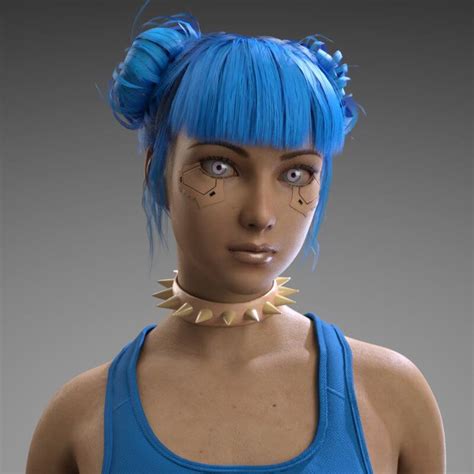 Cyberpunk 2077 Blue Moon For Genesis 8 Female - Daz Content by fuivo