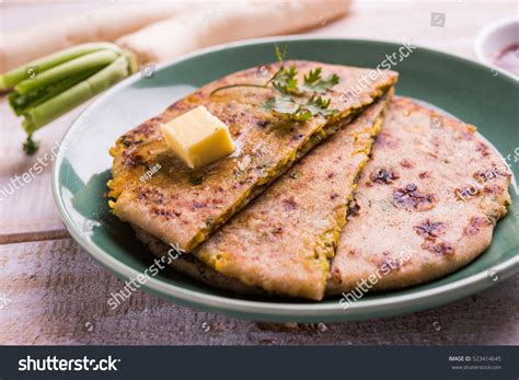 Daikon Radish Mooli Muli Paratha Stuffed Stock Photo 523414645 ...
