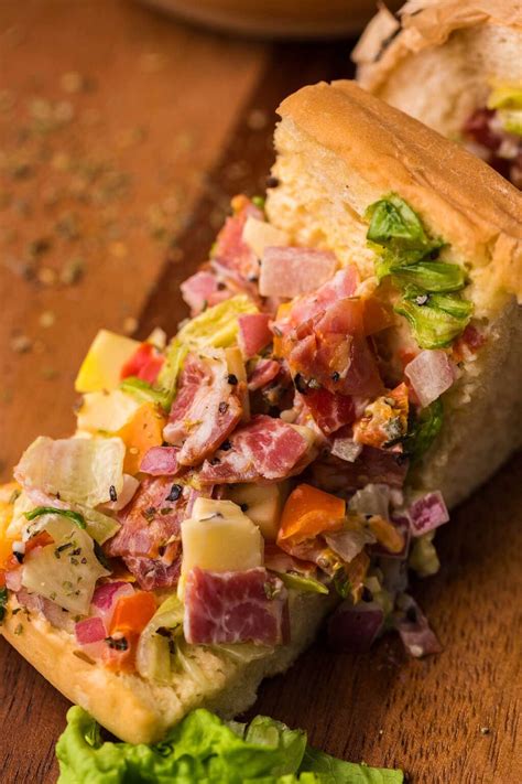 Chopped Italian Sandwich - xoxoBella