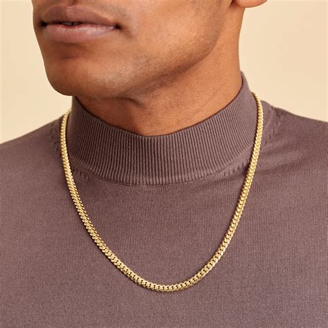 Cuban Link Chain - 5mm - Men's 14k Gold Cuban Chain - JAXXON