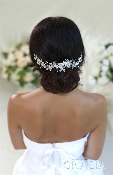 Wedding Hair Accessories Bridal Hair Piece Wedding Headband Crystal ...