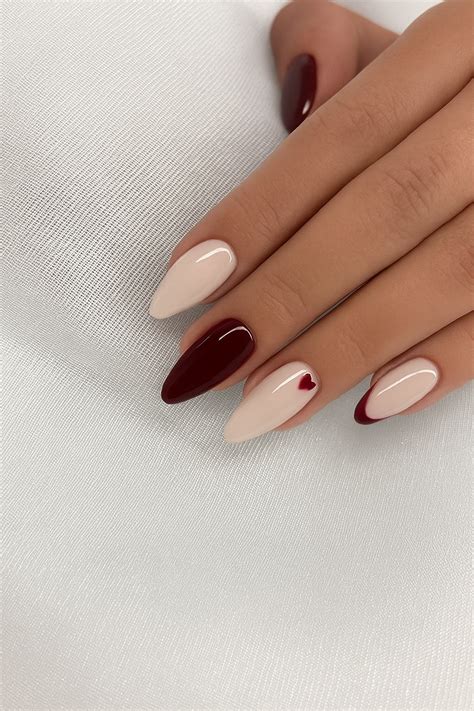 Simple elegant nail idea acrylic color red you'll absolutely love ...