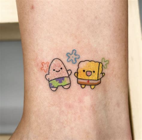 Pin by Brendaria Gastelum on tatts | Spongebob tattoo, Funny tattoos ...