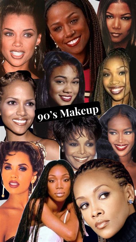 Pin by 𝐏𝐀𝐌𝐄𝐋𝐀-𝐑𝐀𝐘Ë𝐋𝐋𝐄🧘🏾 on looks. | 90s makeup look, 90s makeup ...