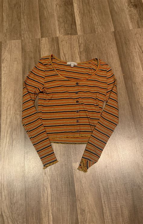 T.J.Maxx Orange Cardigan Sweaters | Mercari