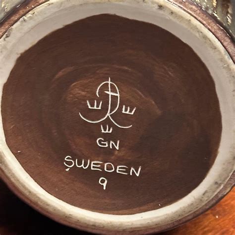 Gunnar Nylund, Swedish Mid-Century Modern, Large Floor Vase, Stoneware ...