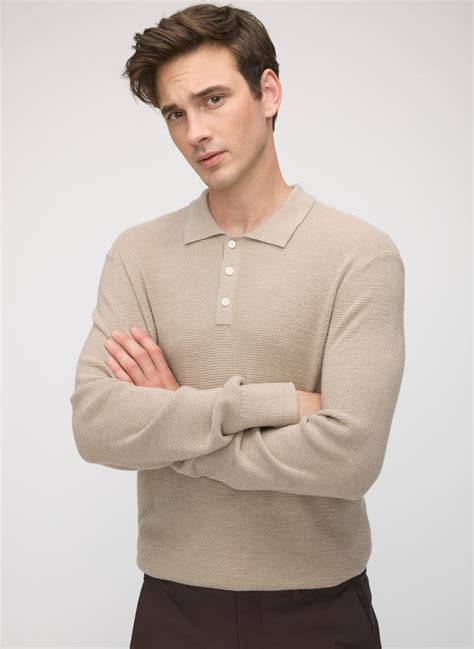Timeless Merino Polo Sweater | Men's Sweaters - Kit and Ace
