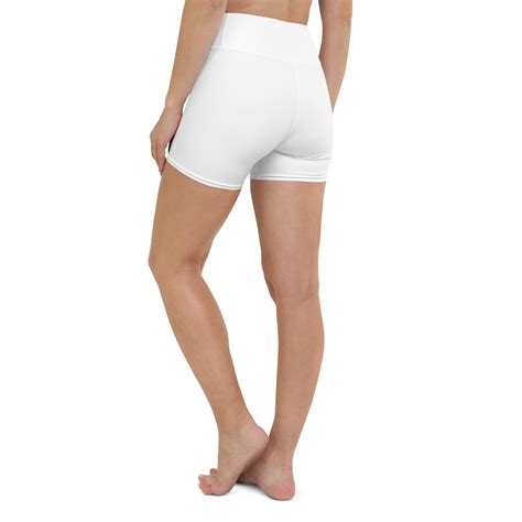 White Yoga Shorts, White Shorts, White Spandex Shorts, Workout Wear ...