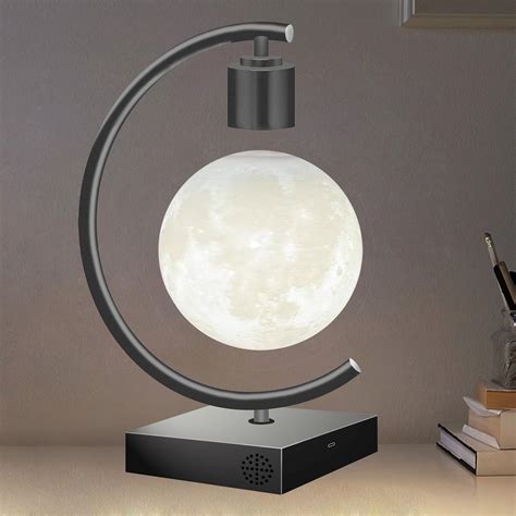 Amazon.com: Floatidea Magnetic Levitating Moon Lamp with Bluetooth ...