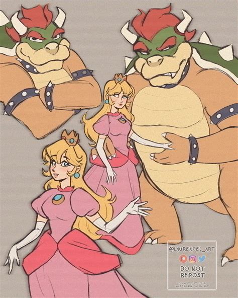 Bowser And Peach In Bed