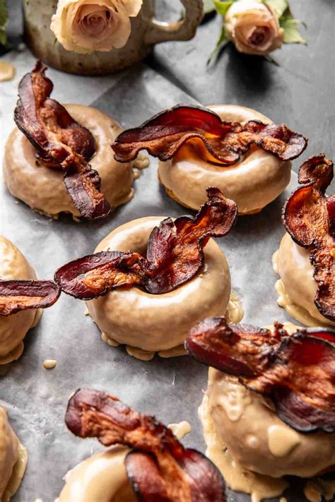 Baked Maple Bacon Doughnuts. - Half Baked Harvest