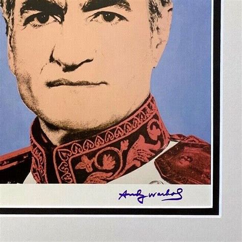 Andy Warhol | THE SHAH and THE QUEEN OF IRAN Portraits (1984) | MutualArt