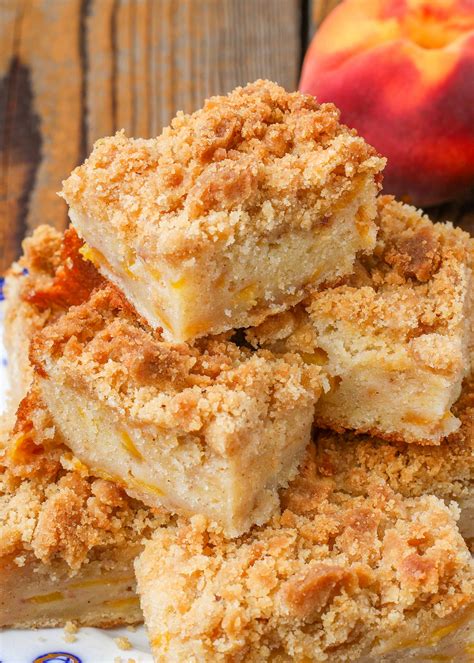 Peach Coffee Cake - Barefeet in the Kitchen