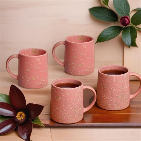 Buy MITHILA HANDICRAFTS Shine Coffee Mug Ceramic Tea Mugs, Microwave ...