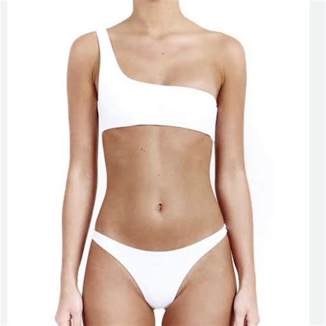 Bāmba Swim Women's White Swimsuit-one-piece | Depop