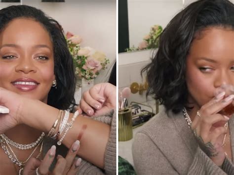 Rihanna Without Makeup Rihanna Gives Rare Look At Her Natural Curls