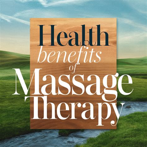 The Health Benefits of Massage Therapy - DGM News