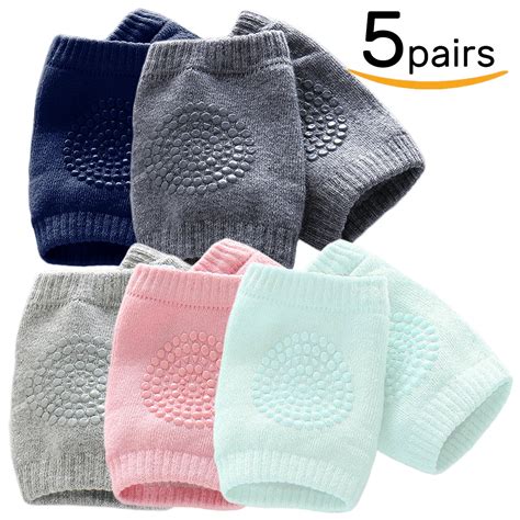 US$ 12.99 - Kalevel Baby Crawling Knee Pads Anti Slip Knee Protectors ...