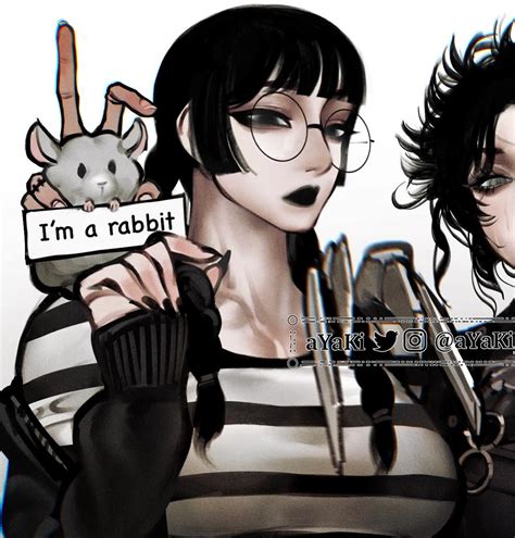 aYaKi | Happy Halloween~ The character on the right is based on @kalaynokay #wensdayaddams # ...