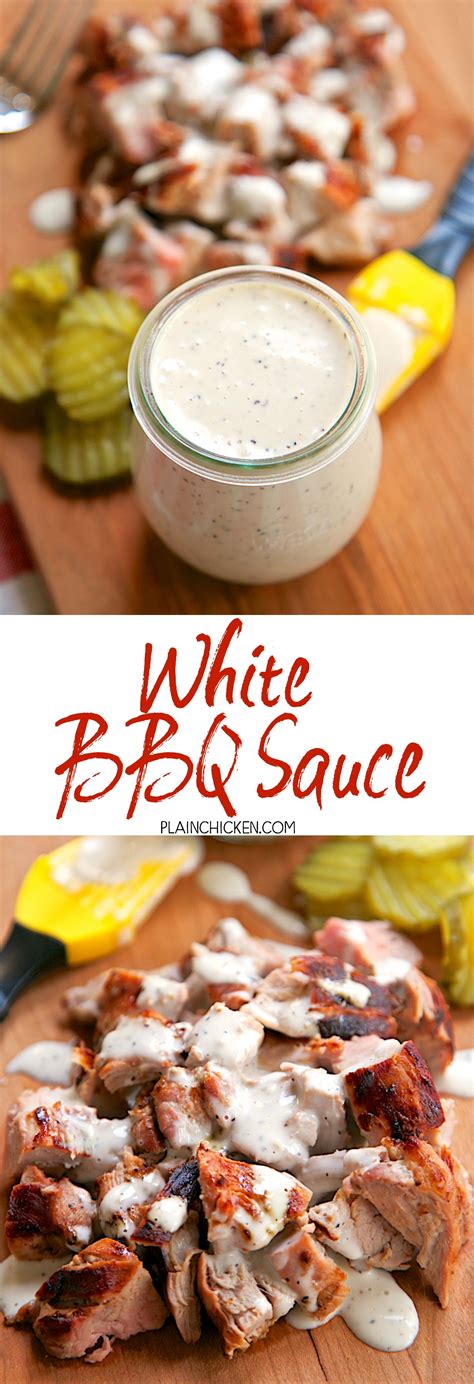 White BBQ Sauce {Alabama White Sauce} | White bbq sauce, Recipes ...