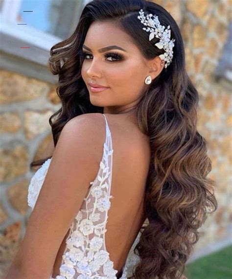 Bridal Hairstyles Curly Long Hair