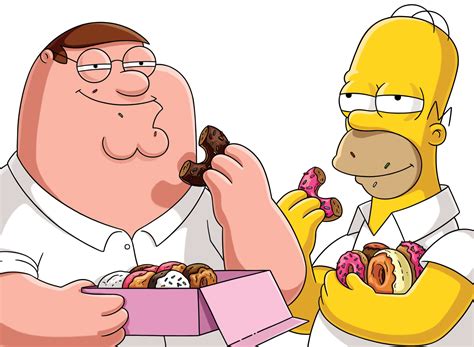 Скачать обои the simpsons, family guy, Homer, Peter Griffin, fat ...